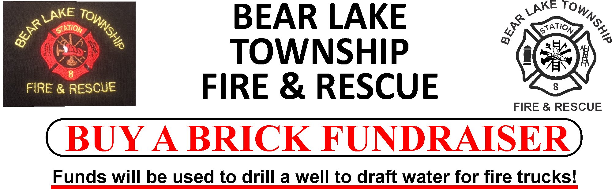 Bear Lake Township Fire & Rescue brick Fundraiser