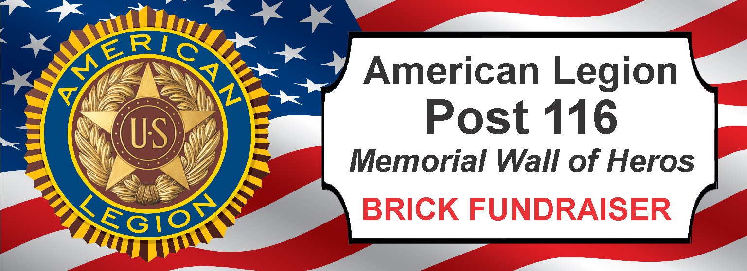 American Legion Post 116 Brick Fundraiser